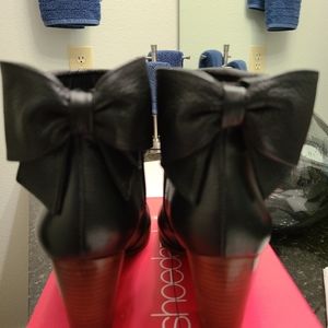 Kate Spade Black leather boots